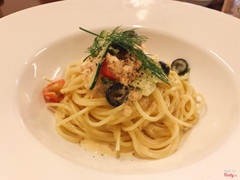 Spaghetti With Salmon and Cream sauce - 139k