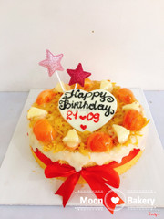 Bông lan trứng muối sinh nhật