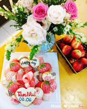 Bánh su sinh nhật dạng ổ