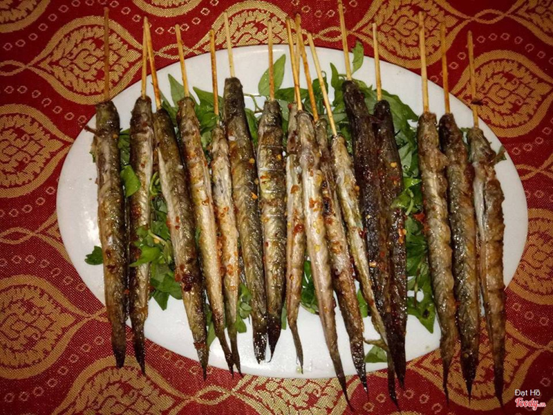 cá kèo nướng muối ớt