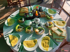 ăn sáng bánh mì - ốp la