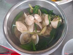 nghêu hấp xả