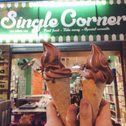 Kem ốc quế chocolate