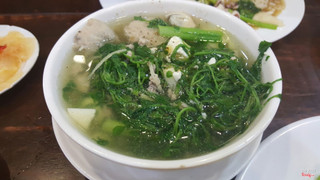 canh cải xoong thịt bằm