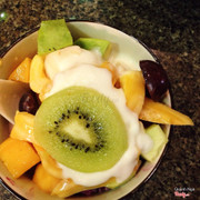 Hoa quả dầm sữa chua #40k