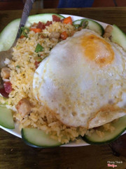Cơm Rang Tam Hoa + trứng ốp