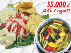 Lẩu FA : 55k/nồi . Dia chi: Quán Hồng Kỳ - 53 Nguyễn Khắc Hiếu, Trúc Bạch, Ba Đình, HB