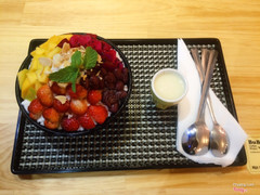 Bingsu đậu đỏ dâu