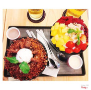 bingsu chocolate và thập cẩm