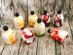 Sữa chua uống hoa quả các vị. 30k/chai 500ml. Siêu ngon. 