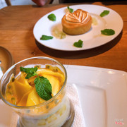 Mango Verrine & Lemon Tart