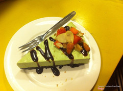 Matcha cheesecake