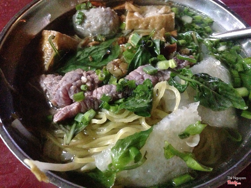 hủ tiếu bò viên