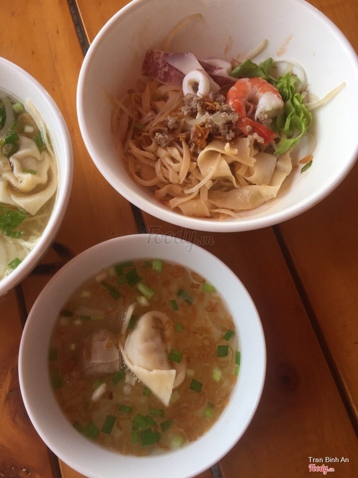 Bánh canh - mì tươi hoành thánh - mì trộn