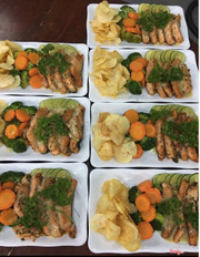 Cá Hồi sốt chanh.