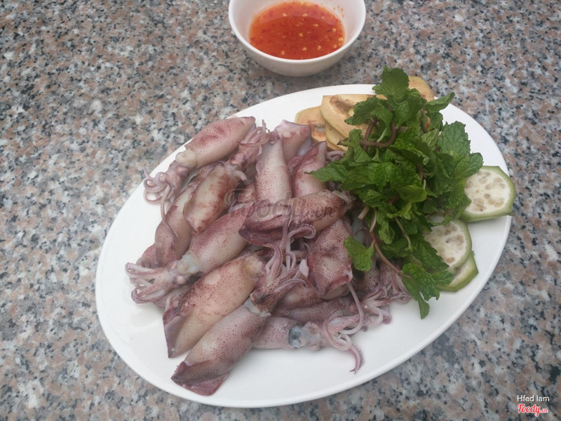 mực hấp