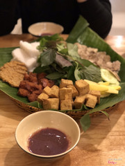 bún đậu mắm tôm thập cẩm (2 phần)