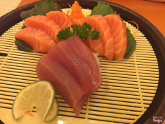 sashimi cá hồi - cá ngừ