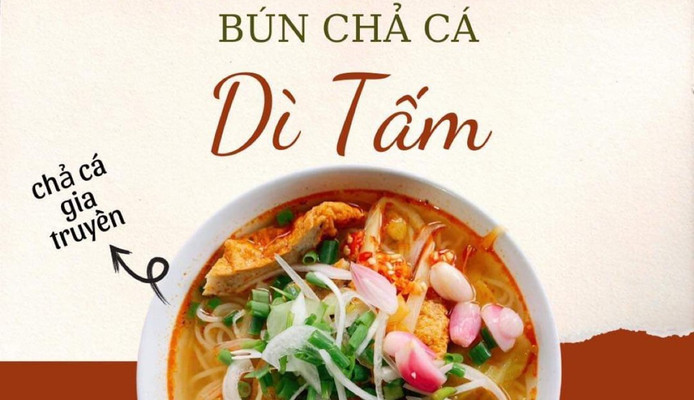 Bún Chả Cá Gia Truyền Dì Tấm - Bún Chả Cá - Trần Cao Vân