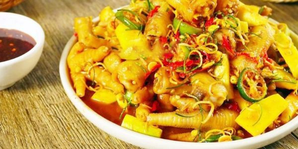 Hàu Nướng & Chân Gà Rút Xương Sả Ớt - Gấu Food - Phố Chợ Khâm Thiên