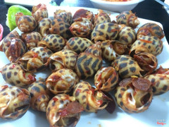 ốc hương rang muối ớt