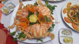 ghẹ hấp