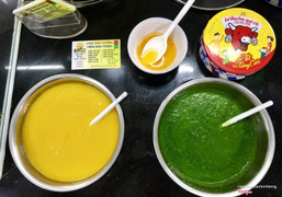rau cải thìa,bí đỏ