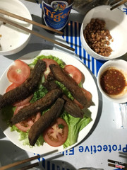 Cá trạch lấu chiên giòn