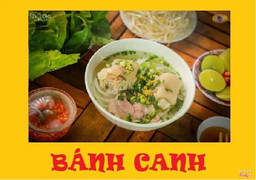 Bánh canh giò bó rau rừng