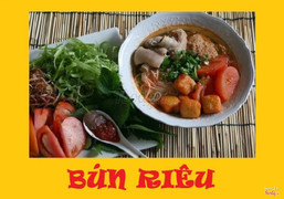 Bún riêu sung muối