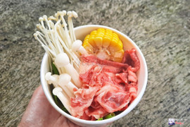 Lẩu ly bò Mỹ 35k