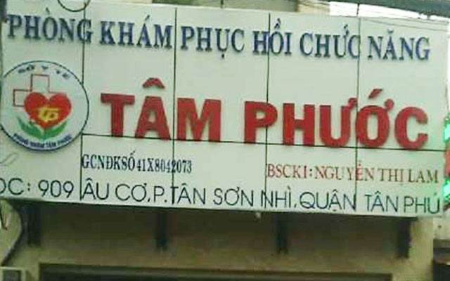 Phòng Khám Phục Hồi Chức Năng Tâm Phước