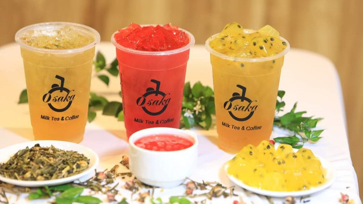 Osaka Milk Tea & Coffee - Trà Mãng Cầu & Cà Phê Muối - Khu Phố 2