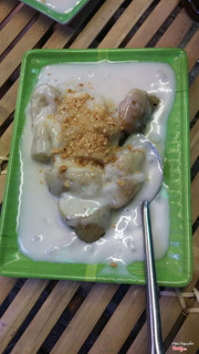 
chuối nướng nước dừa