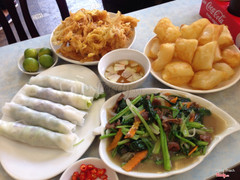 phở cuốn - phở chiên