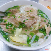 Phở nạm gầu