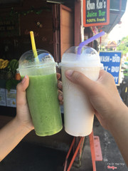 Avocado and coconut shake
