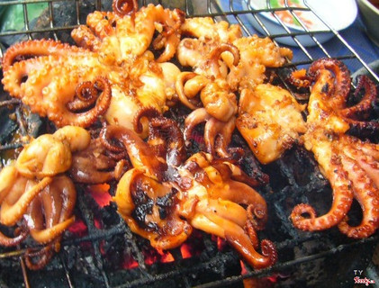 Bạch tuộc nướng