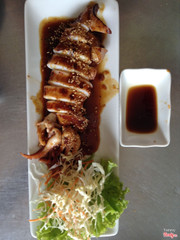 Mực nướng sốt Teriyaki