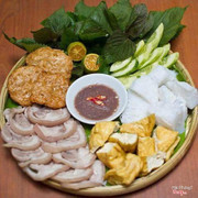 Bún đậu thịt chả cốm