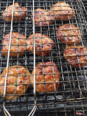 chả nướng than hoa