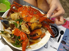 Cua sốt tiêu cay cay nồng nồng