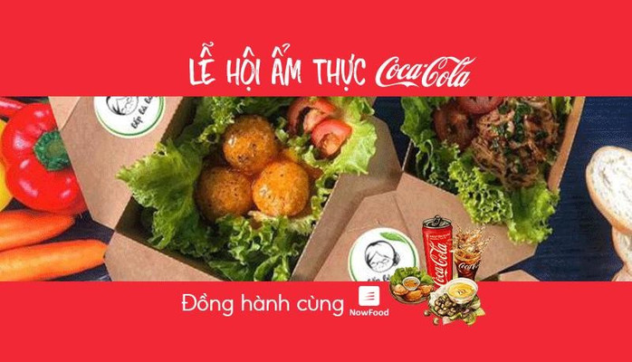 FoodFest - Bếp Bà Bảy - Bánh Mì Xíu Mại - NowFood x Coca