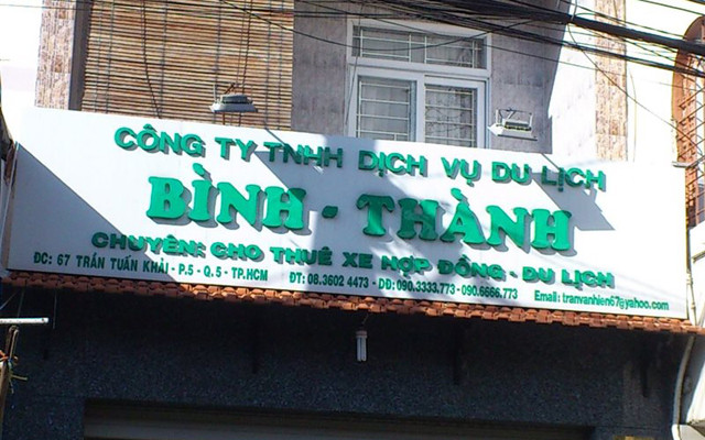 Dịch Vụ Du Lịch Bình Thành - Trần Tuấn Khải