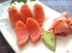 sashimi cá hồi