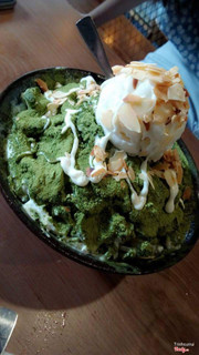 bingsu trà xanh