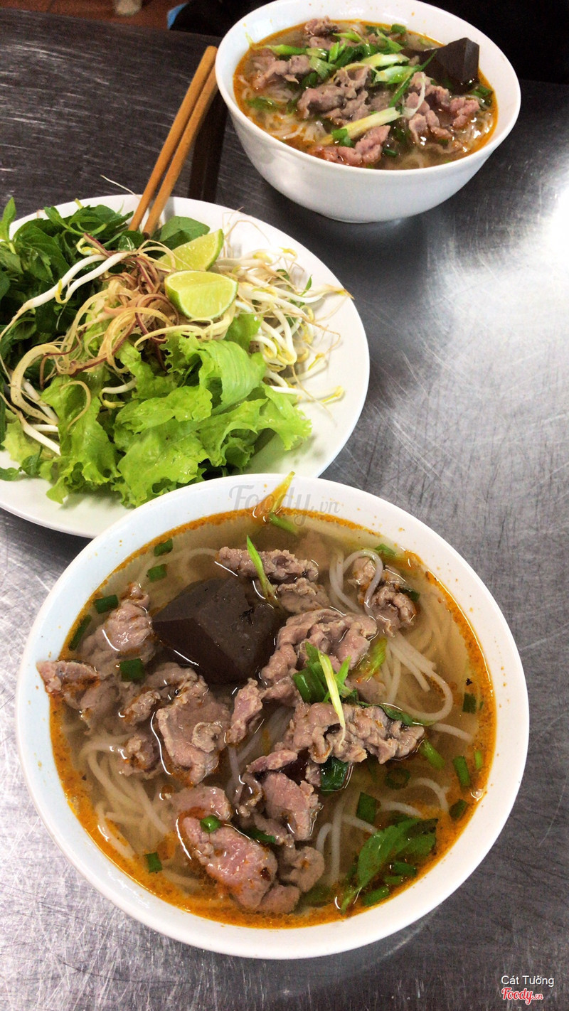 Bún Bò Huế - Huyết Mềm + Bò Nhún