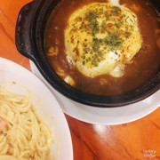 Cheese curry hamburger