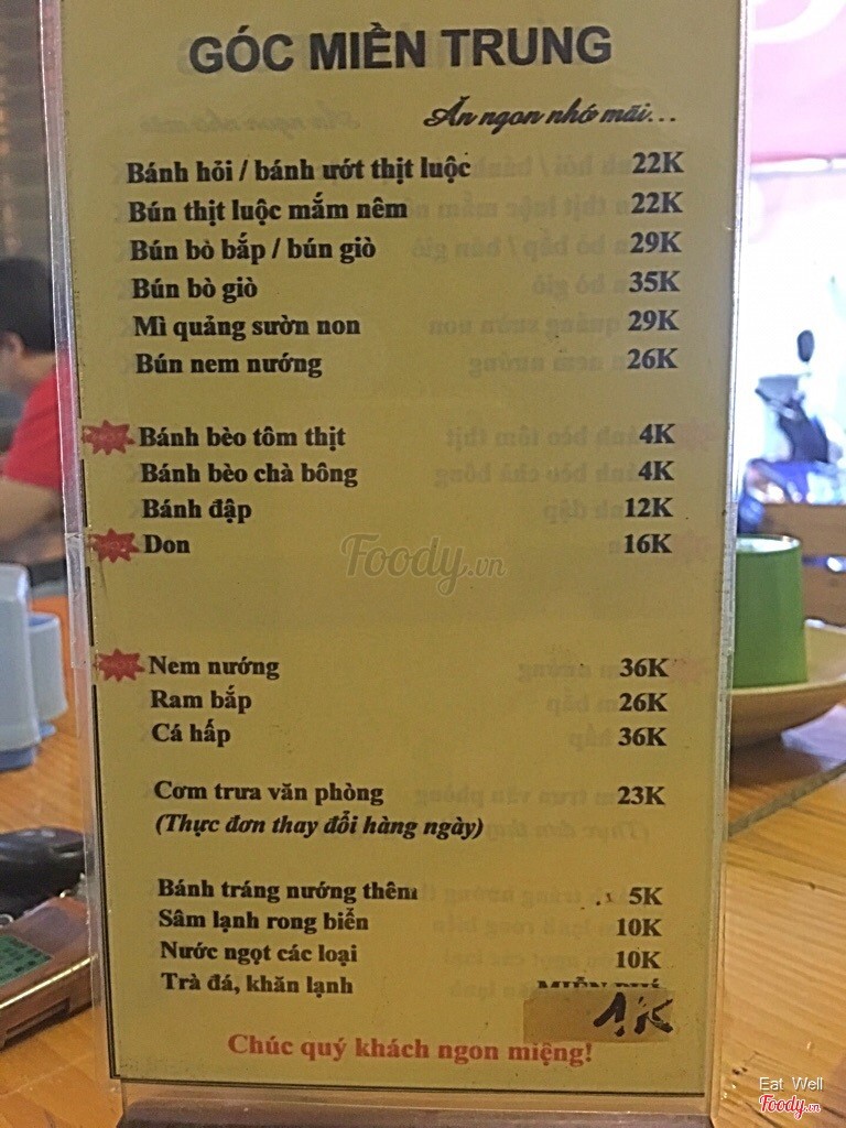 Menus