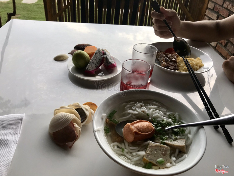 Buffet sáng co” sự kết hợp âu-a”